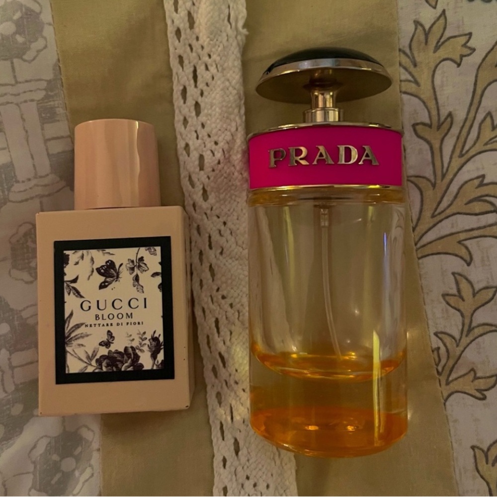 Prada & Gucci Empty Bottles